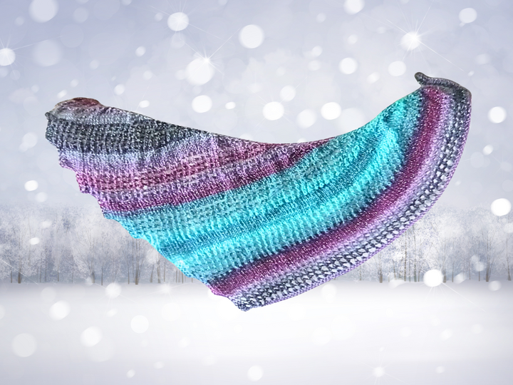 Knitting pattern: Knitted dragon shawl Chiichai