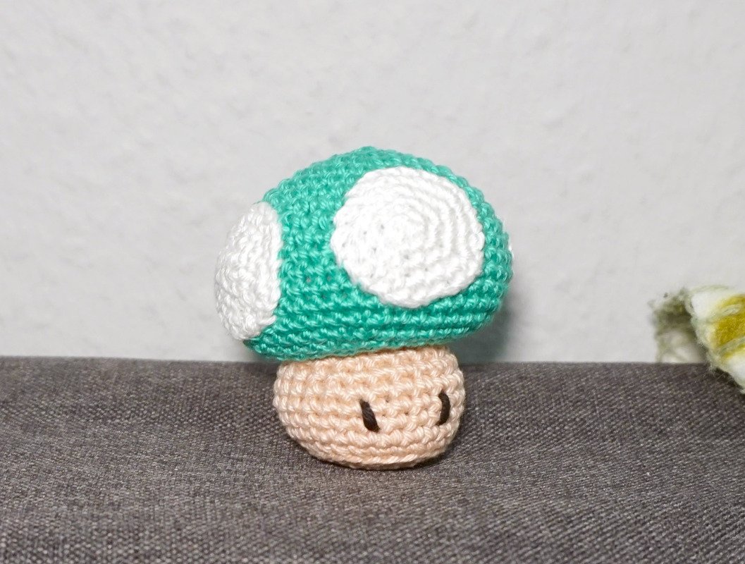 Crochet Pattern For The Green Mushroom