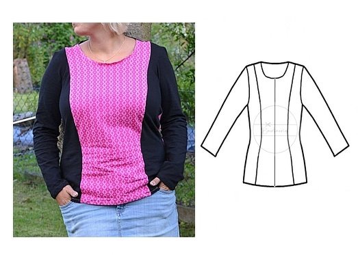 E-Book Shirt "MyJulie" | Gr. 42-60 | BU 96-146