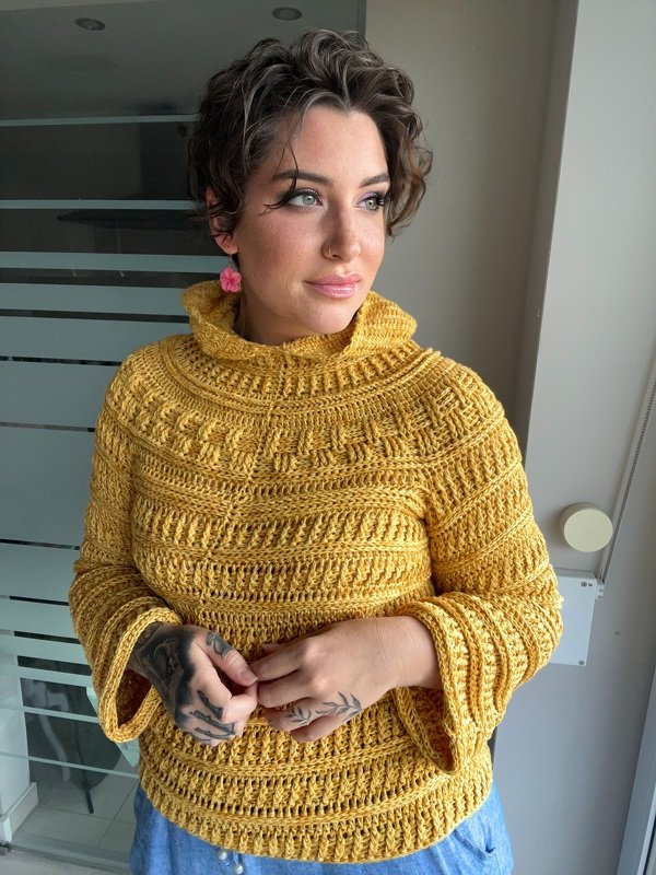 Häkelanleitung Kapuzenpulli "SONNENSCHEIN" - Bild 3