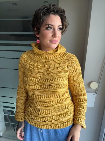 Häkelanleitung Kapuzenpulli "SONNENSCHEIN"