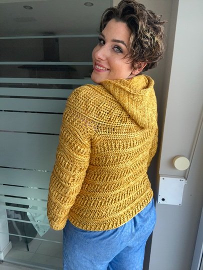 Häkelanleitung Kapuzenpulli "SONNENSCHEIN"