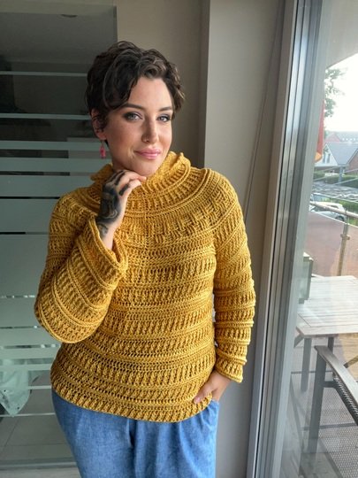 Häkelanleitung Kapuzenpulli "SONNENSCHEIN"