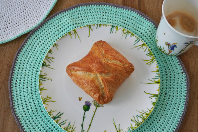 Tischset häkeln in Spiralrunden