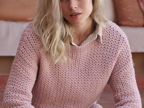 Pulli im Überzugmuster