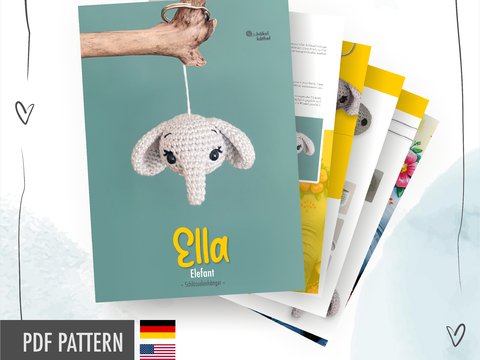 Ella Elephant - keychain