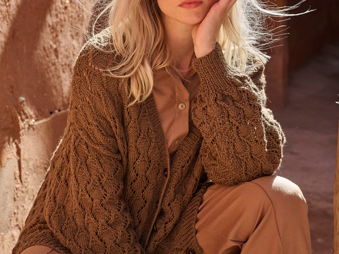 Brauner Cardigan