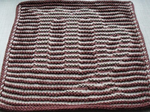 Tierkreiszeichen Jungfrau in Schattenstricktechnik