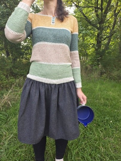 Hedis Blouse | knitting pattern | t-shirt, longsleeve, knitted shirt