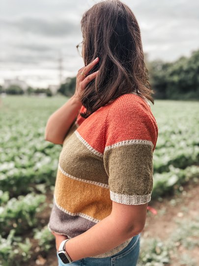 Hedis Blouse | knitting pattern | t-shirt, longsleeve, knitted shirt