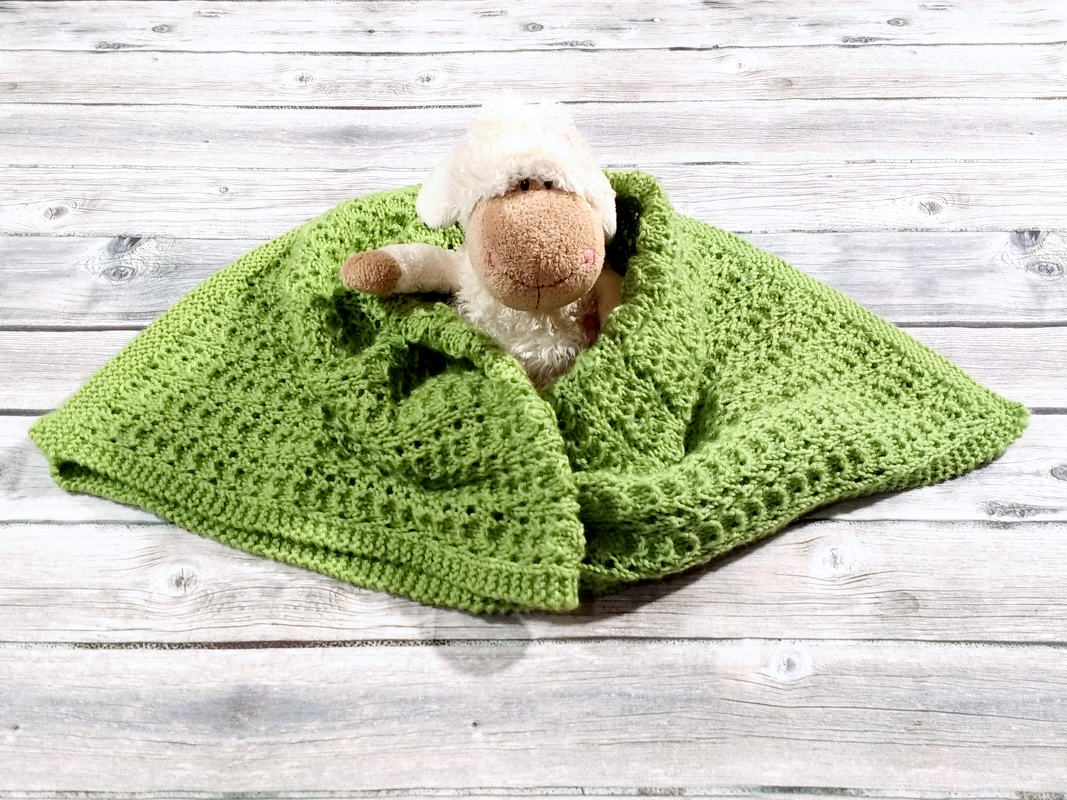 Columbine Baby Blanket & Throw, knitting pattern