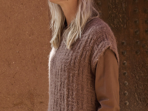 Pullunder im Strukturmuster