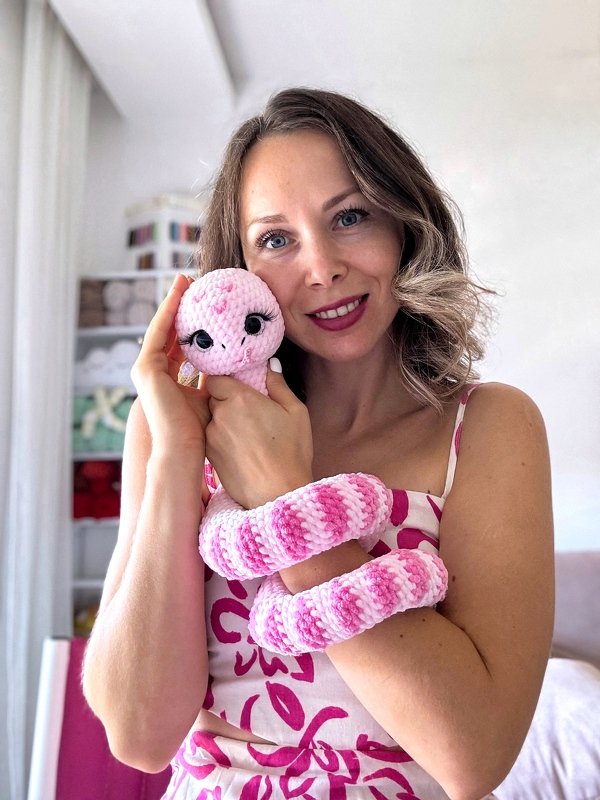 Snake Amigurumi Crochet Pattern - Digital PDF Download. Crochet plushies - Image 6