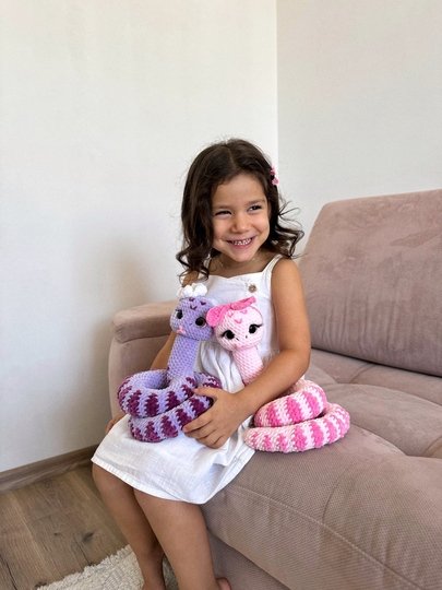Snake Amigurumi Crochet Pattern - Digital PDF Download. Crochet plushies