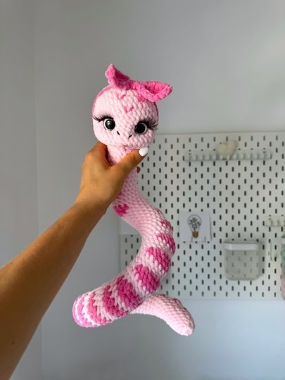 Snake Amigurumi Crochet Pattern - Digital PDF Download. Crochet plushies