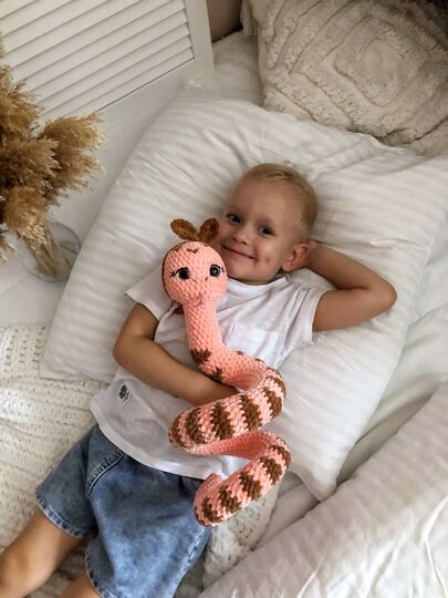 Snake Amigurumi Crochet Pattern - Digital PDF Download. Crochet plushies