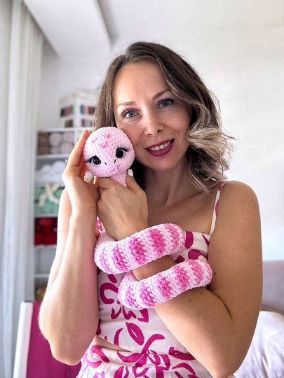 Snake Amigurumi Crochet Pattern - Digital PDF Download. Crochet plushies