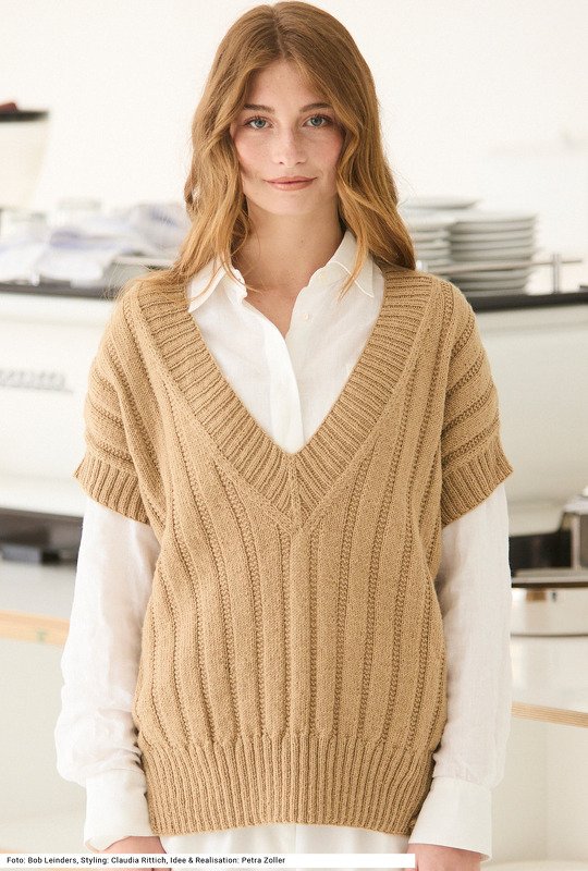 Pullunder mit V-Ausschnitt - Bild 2