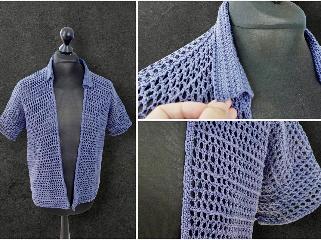 Lightweight Summer Shirt Unisex - Crochet Pattern - Image 3