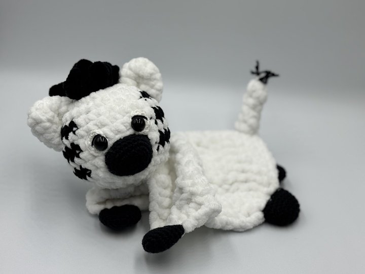 Crochetpattern - Lovey / Comforter Zebra "Zotti"