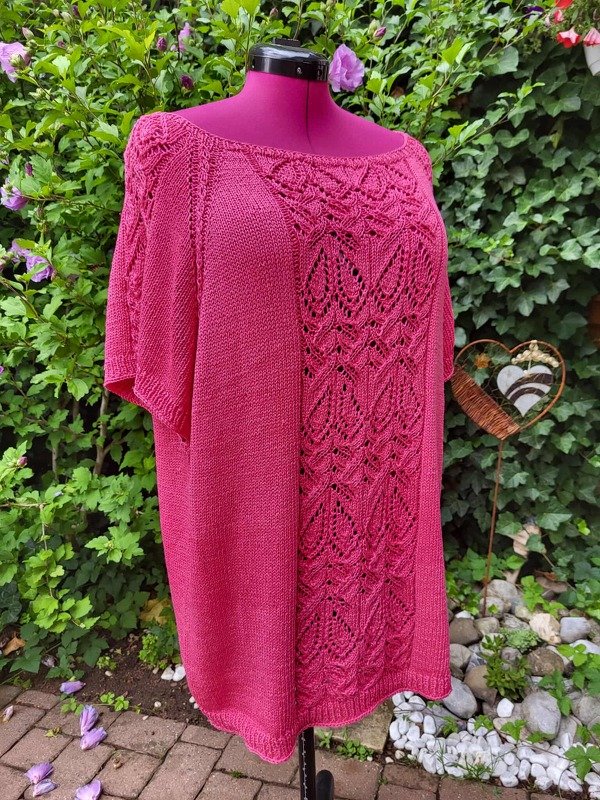 RVO-Ajour Sommershirt "Sommerblume", Größe S-5XL +++ - Bild 10