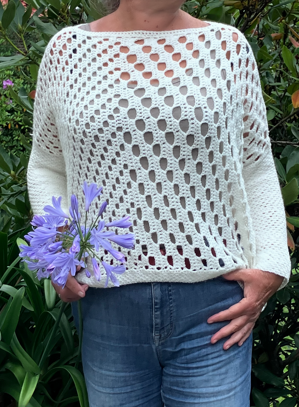 One-Size Pullover für jedes Garn einfach und leicht - Häkelanleitung - Bild 2