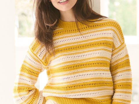 Pulli im Strukturmuster