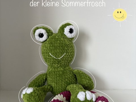 Häkelanleitung: Splash der kleine Sommerfrosch