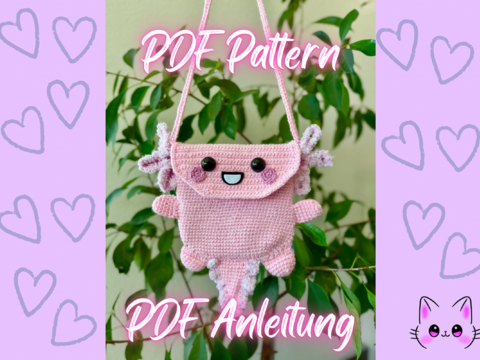 Axolotl Tasche, Umhängetasche