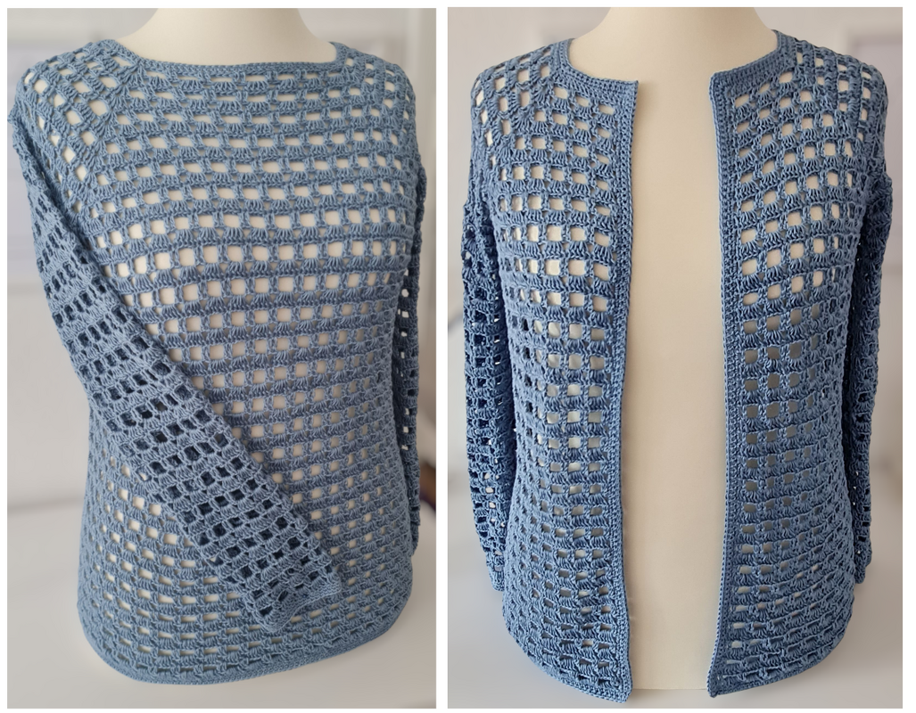Jacke // Pullover "Endless Summer" Häkelanleitung RVO - jede Größe -