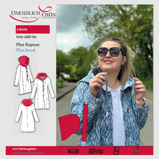 Kapuzen-Erweiterung für den Mantel IVEY