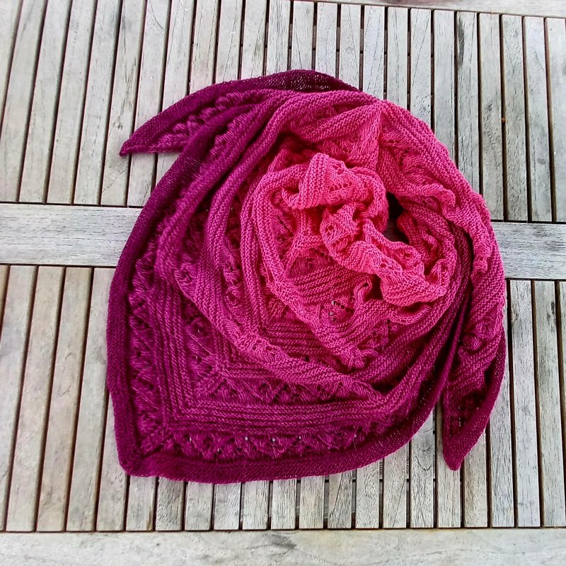 Strickanleitung Dreiecktuch "Juliette" - Bild 3