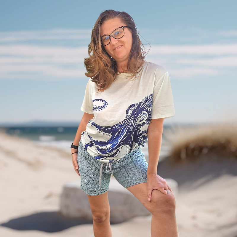 Häkelanleitung Shorts „Genda“ – Unisex Sommermodell - Bild 2