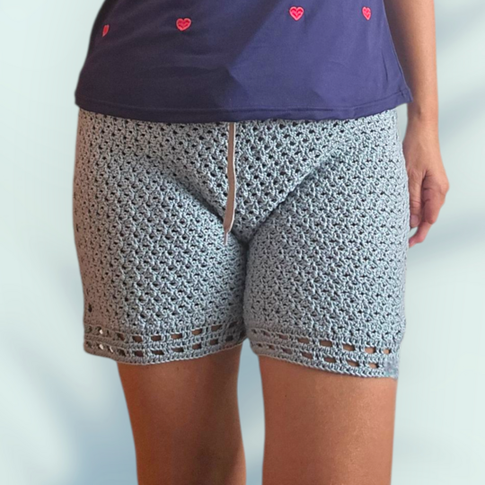 Häkelanleitung Shorts „Genda“ – Unisex Sommermodell