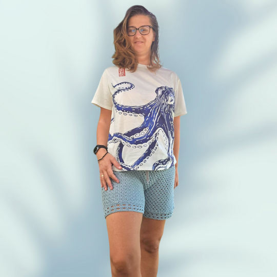 Häkelanleitung Shorts „Genda“ – Unisex Sommermodell