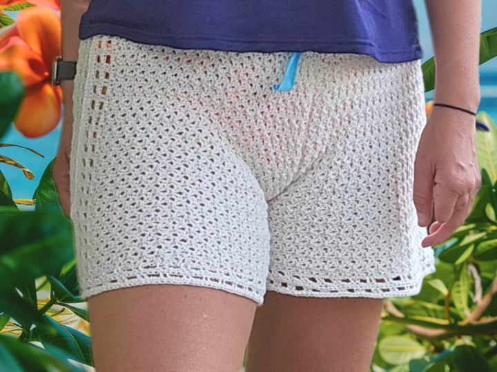 Häkelanleitung Shorts „Genda“ – Unisex Sommermodell