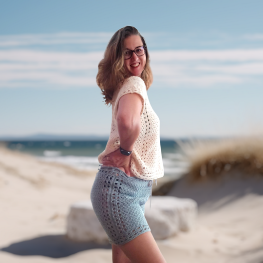 Häkelanleitung Sparpaket: Shorts „Genda“ + Shirt – Unisex Set