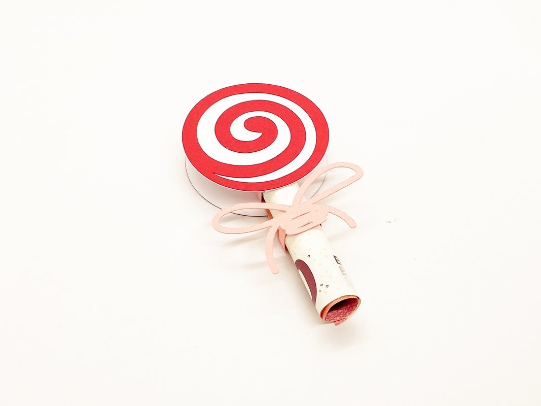 Money Holder Christmas Lollipop Cut File SVG DXF PDF png - Money Gift - Plotting