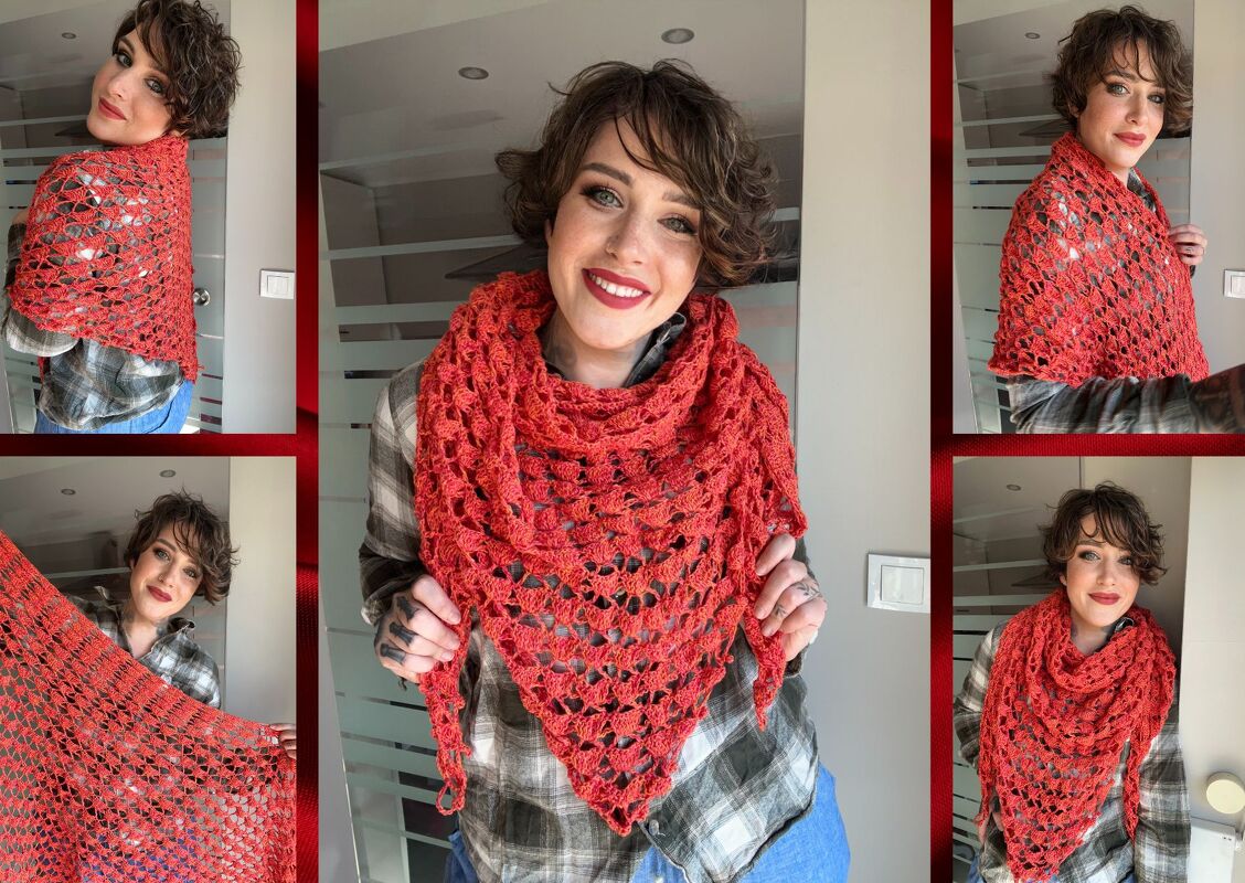 Häkelanleitung Tuch "LAVALOVE"