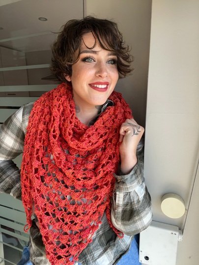 Häkelanleitung Tuch "LAVALOVE"