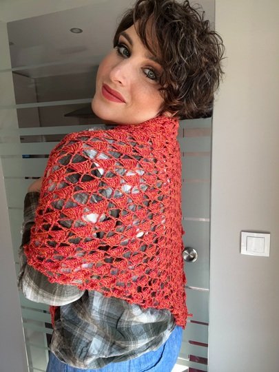 Häkelanleitung Tuch "LAVALOVE"