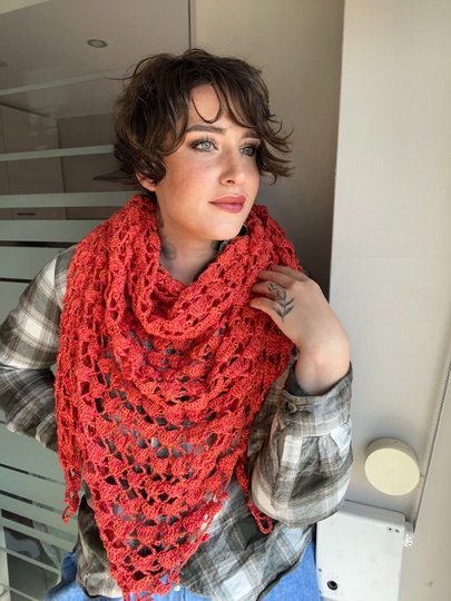 Häkelanleitung Tuch "LAVALOVE"