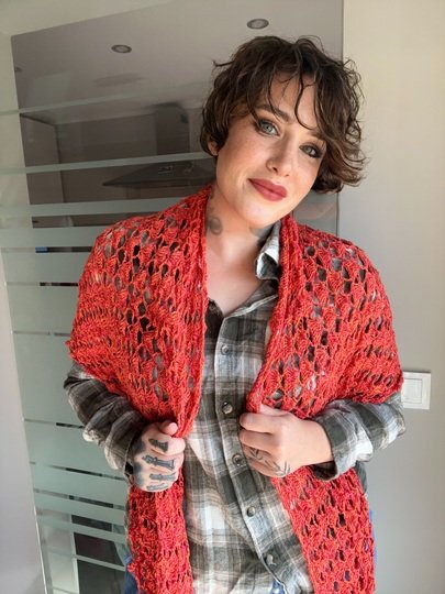 Häkelanleitung Tuch "LAVALOVE"