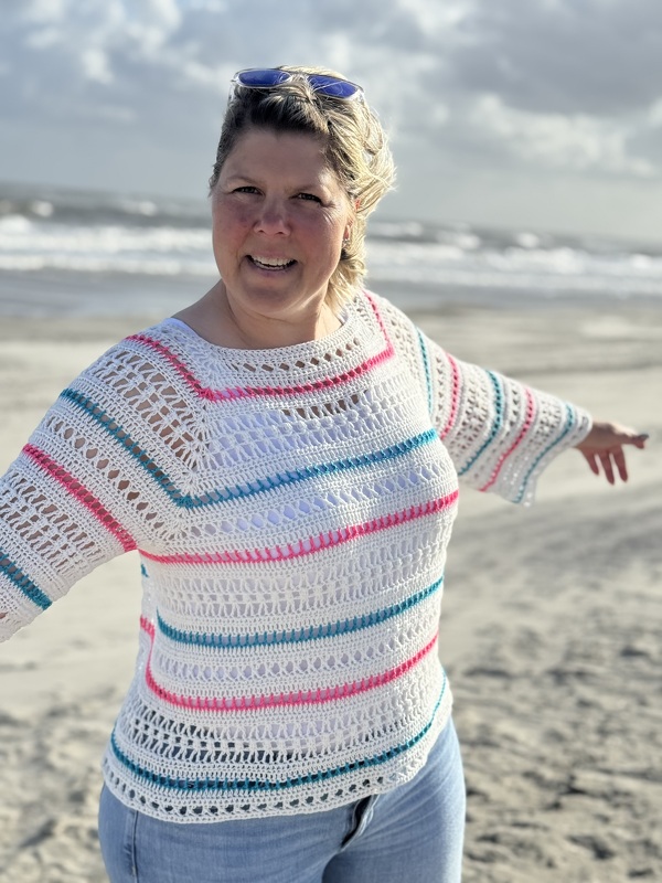 Häkelanleitung Rundhals-Pullover / Shirt Pinaca - Bild 6