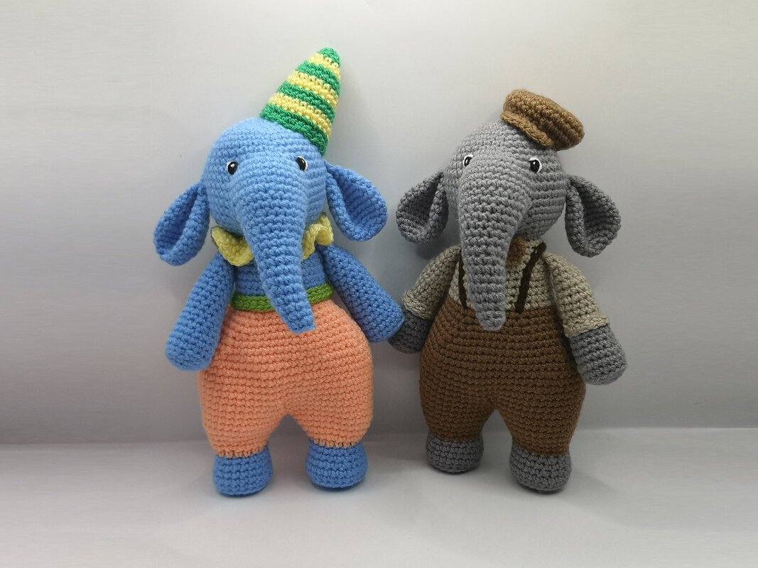 Elefant mit vielen Design-Möglichkeiten - Häkelanleitung von NiggyArts
