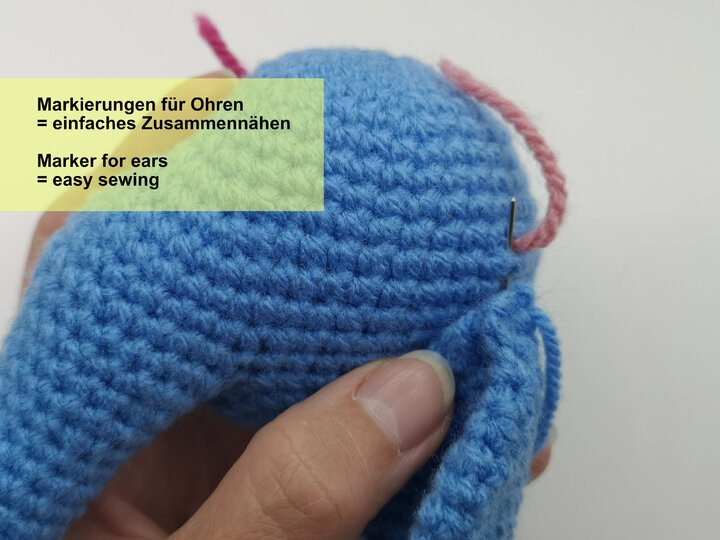 Elephant with many design possibilities- crochet pattern by NiggyArts