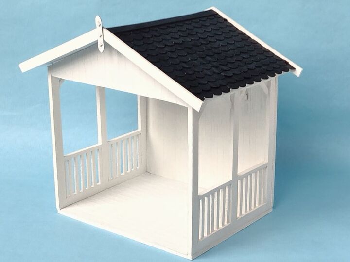 Miniatur-Strandhaus Anleitungs-Set 1:12 – Bastelbögen & Anleitungen