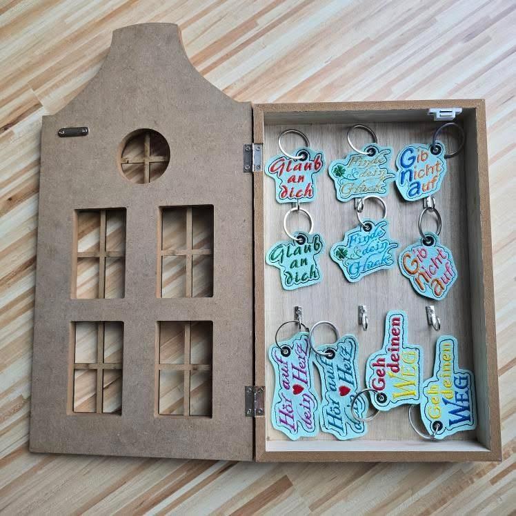 Stickdatei ITH Anhänger Spruch Sprüche SET Bundle - Bild 2