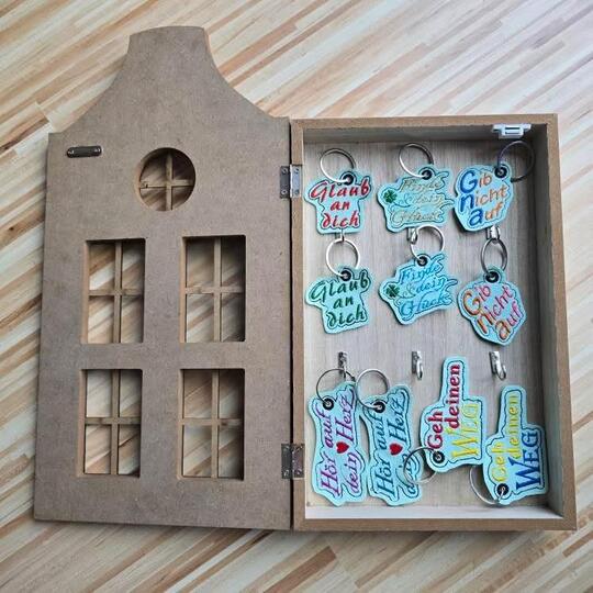 Stickdatei ITH Anhänger Spruch Sprüche SET Bundle