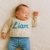 Newborn sweater crochet pattern with embroidery name | Perfect baby gift